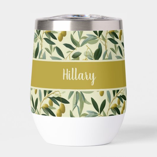 Olive Branch Monogram Name (Voorkant)