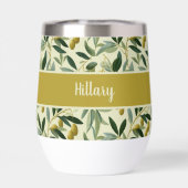 Olive Branch Monogram Name (Achterkant)