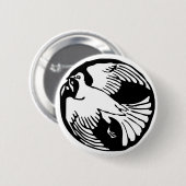 Olive Branch Peace Dove Button (Voorkant /achterkant)