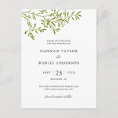 Olive Branch Save the Date Briefkaart (Voorkant)