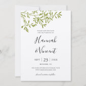 Olive Branch sla de datumkaart op Save The Date (Voorkant)