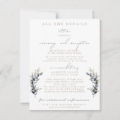 Olive Branch Trouwdetails Behuizing Kaarten (Voorkant)