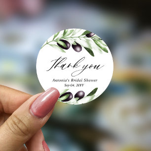 Olive Branch Vrijgezellenfeest Classic Ronde Stick Sticker