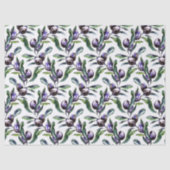 Olive Branch Watercolor Pattern Tissuepapier (Voorkant)
