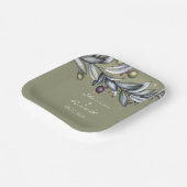 Olive Branch Wedding 7-inch Bord (Gebogen)