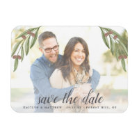 Olive Branch Wedding Photo Save the Date
