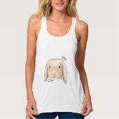 Olive Bunny Tanktop (Voorkant)