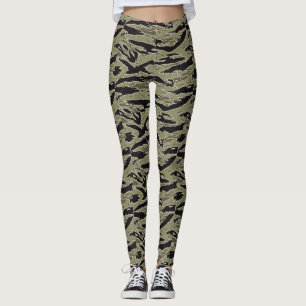 Olive Camouflage Leggings van vrouwen