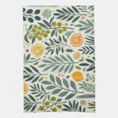 Olive & Citrus Imprimer Serviette de thé (Vertical)