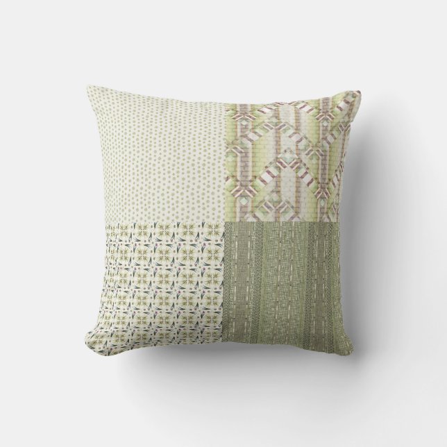 Olive Delft Pillow Kussen (Voorkant)