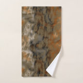 Olive doré Abstrait (Serviette à main)