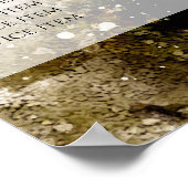 Olive Emerald Green Waterverf prijslijst Poster (Hoek)