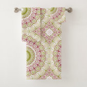 Olive et Rose Mandala Motif (En situation)