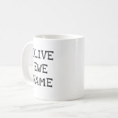 Olive Ewe Love Puns Koffiemok (Voorkant links)