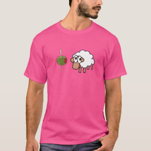 Olive Ewe Punny Ik hou van je T-shirt