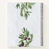 Olive Feuille Greek Island Recette Livre de recett (Dos)