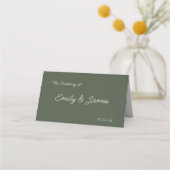 Olive Floral Wedding (Achterkant)