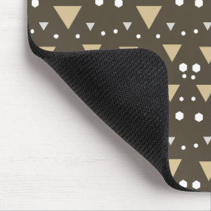 Olive Geometry Luxe Muismat