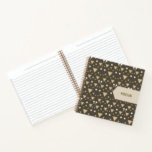 Olive Geometry Luxe Notitieboek
