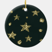Olive Glittering Family Starlight Ornement (Dos)