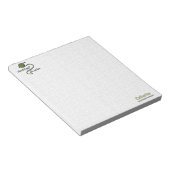 Olive Green Crochet Fast, Die Warm Notitieblok (Schuin)