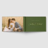 Olive Green et Gold Elegant Script Mariage (Complet)