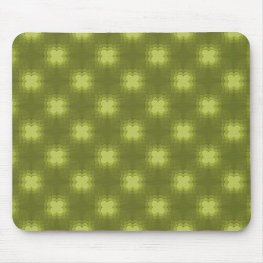 Olive Green Funky Flair Mousepad Muismat (Voorkant)