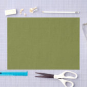 Olive Green Gingham-TISSUE WRAPPING PAPIER (Craft)