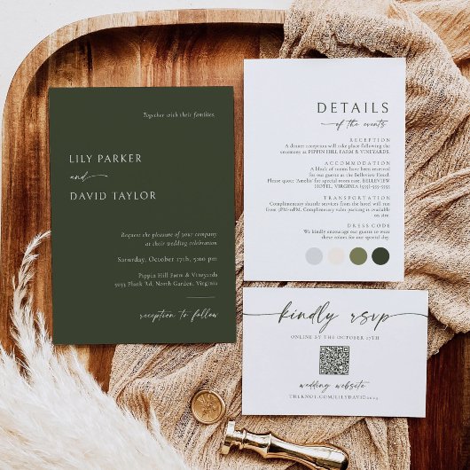 Olive Green Les détails Information Carte Enceinte