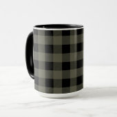 Olive Green Lumberjack Play | Kies uw stijl Mok (Voorkant links)