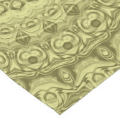 Olive Green Mandala Patroon Ontwerp Lange Tafelloper (Hoek)