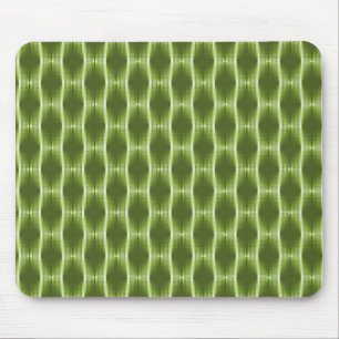 Olive Green Metallic Ribbons Mousepad Muismat