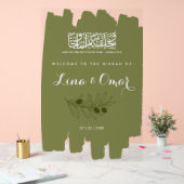 Olive Green Nikkah Acrylic Sign (Mariage)