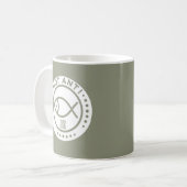 Olive Green PasAntiFish mug (Devant gauche)