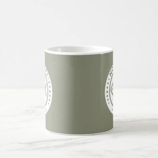 Olive Green PasAntiFish mug (Centre)