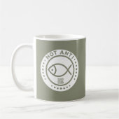 Olive Green PasAntiFish mug (Gauche)