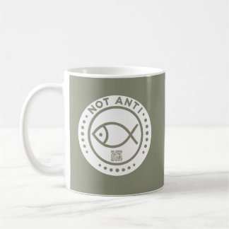 Olive Green PasAntiFish mug