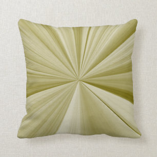 Olive Green Pinch Knot Pillow Kussen