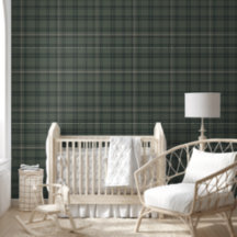 Olive Green Plaid Moderne boerderij Tartan