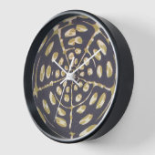 Olive Green Polka Dot Radial Pattern Art Print (Hoek)