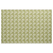 Olive Green Prickly Cactus Pattern Stof (Yard (91,4 cm))