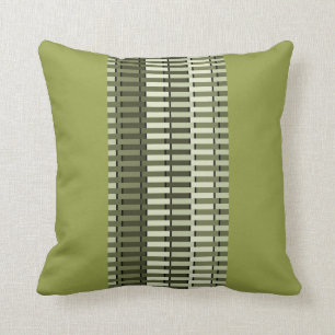 Olive Green Stylish Modern Abstract Pattern Kussen