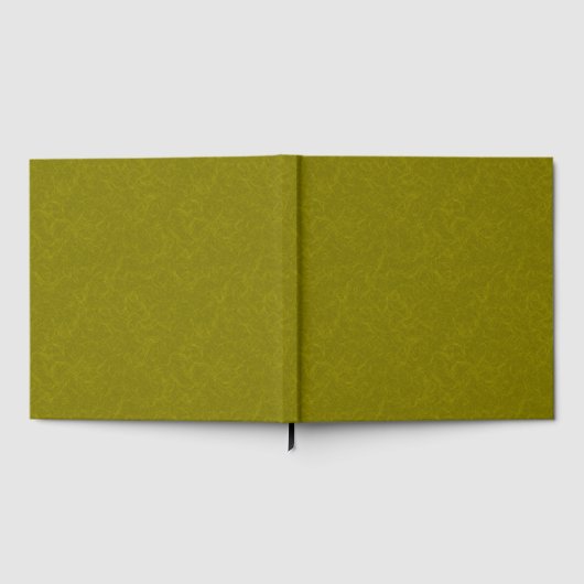 Olive green surface with subtle swirling pattern gastenboek (Volledig)