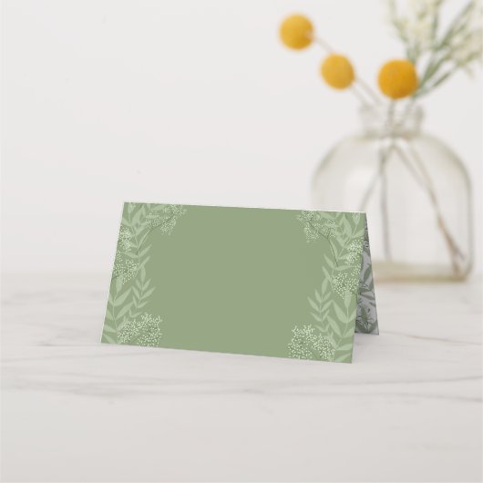 Olive Green Wedding  Botanisch (Voorkant)