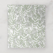 Olive Green Wedding  Botanisch (Binnenkant ongevouwen)