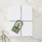 Olive Green Wedding Botanisch Cadeaulabel (Met Touw)