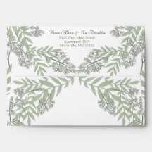 Olive Green Wedding  Botanisch