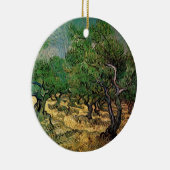 Olive Grove by Vincent van Gogh Keramisch Ornament (Rechts)