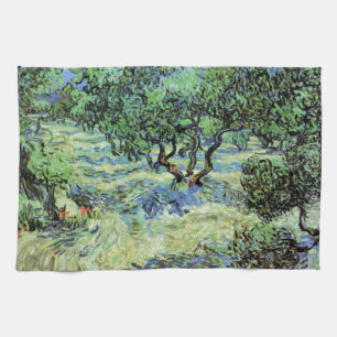 Olive Grove by Vincent van Gogh Theedoek