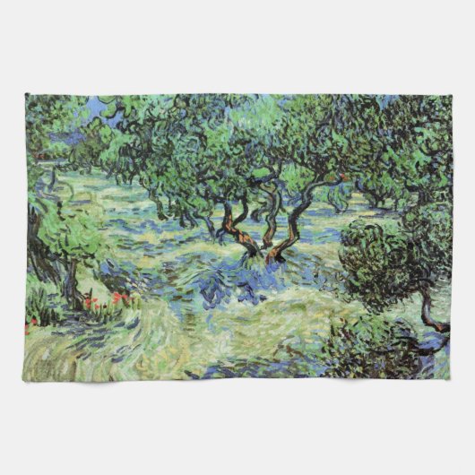Olive Grove by Vincent van Gogh Theedoek (Horizontaal)